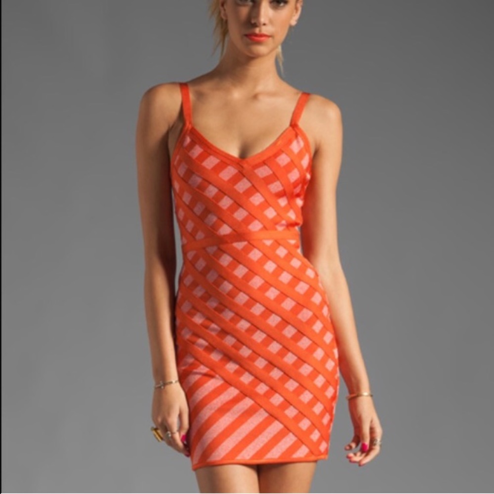 Orange Stretta dress